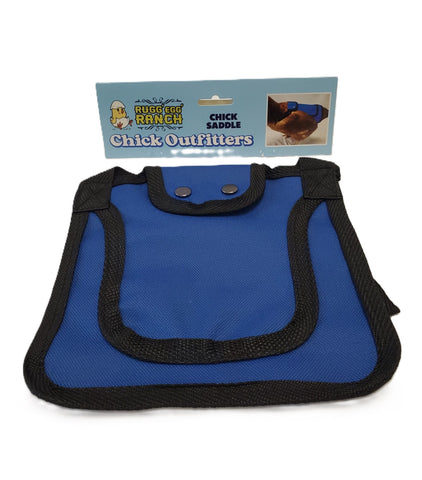 Chick Outfitters Chicken Saddle (Blue)