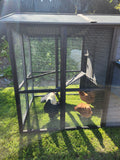 Chicken Coop Pueblo Grand Gray & Black Walk In Style