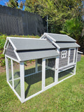 Chicken Coop Cheyenne Grey & White