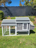 Chicken Coop Cheyenne Grey & White