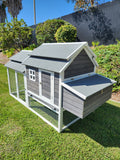 Chicken Coop Cheyenne Grey & White
