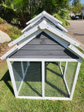 Chicken Coop Cheyenne Grey & White