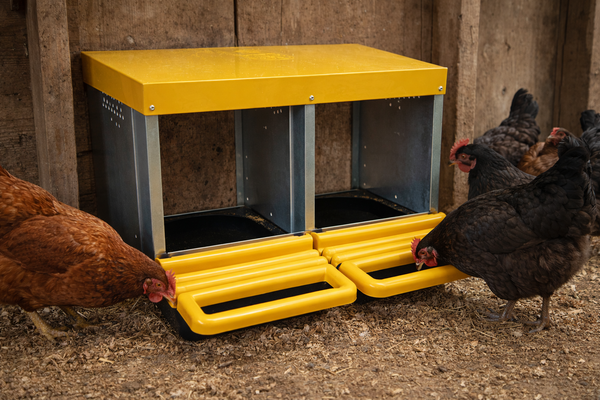 Rugg'EGG' Ranch Roll Back 2 Hole Nesting Box