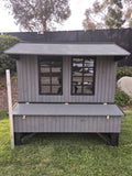 Chicken Coop Amish  4 x 6 Grey