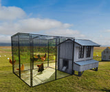 Chicken Coop Amish  4 x 6 Grey