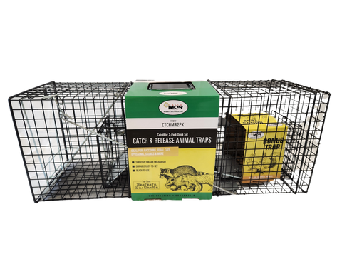 The CatchMor 2 Pack Trap Catch-and-Release Live Animal Traps