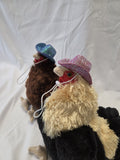 Chick Outfitters Cowboy Hats Pink & Teal (2 Pk)