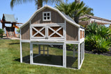 Chicken Omaha Coop & Walk In Pen Combo Set