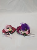 Chick Outfitters Chicken Fancy Hats Pink & Purple (2 PK)