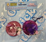Chick Outfitters Chicken Fancy Hats Pink & Purple (2 PK)