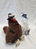 Chick Outfitters Chicken Fancy Hats Blue & Black (2 PK)