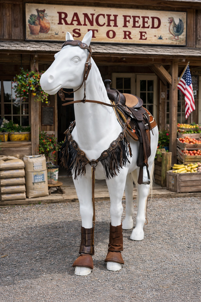 1 Life Size Plastic Model Horse