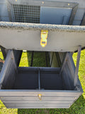 Chicken Coop Pueblo Grand Gray & Black Walk In Style