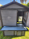 Chicken Coop Pueblo Grand Gray & Black Walk In Style